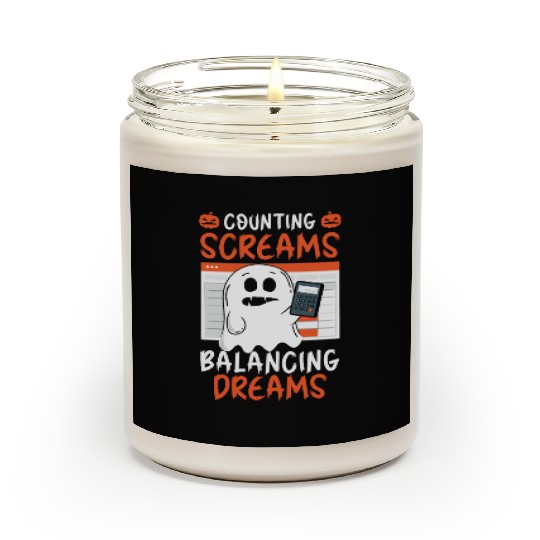 Counting Screams Balancing Dreams Halloween Scented Candles