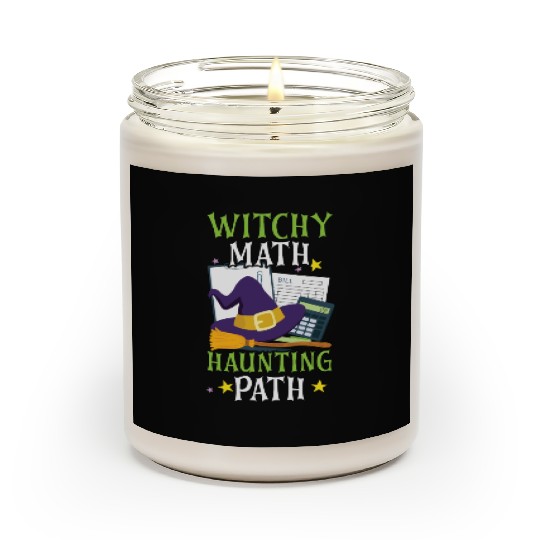 Witchy Math Haunting Path Accountant Halloween Scented Candles