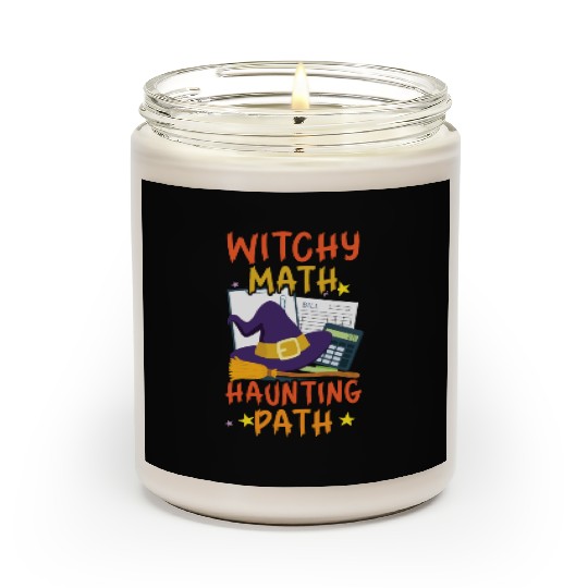 Witchy Math Haunting Path Accountant Halloween Scented Candles