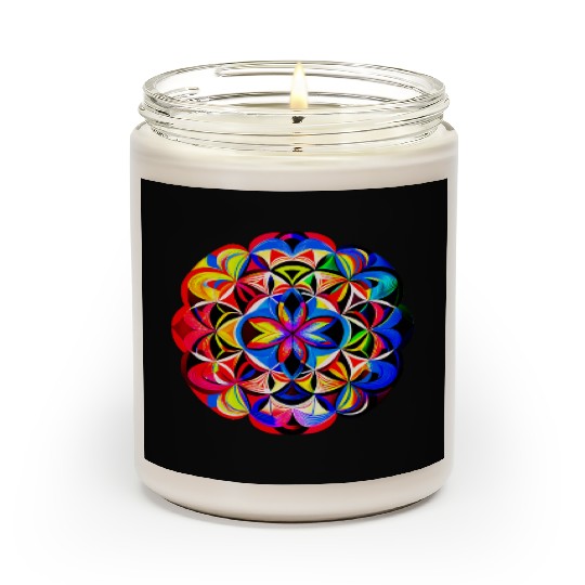 Art mandala Scented Candles