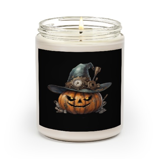 Steampunk Halloween: The pumpkin of the future Scented Candles