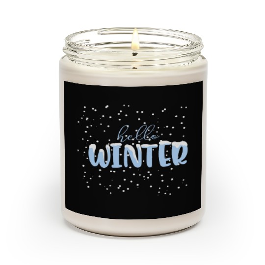 Hello winter Scented Candles