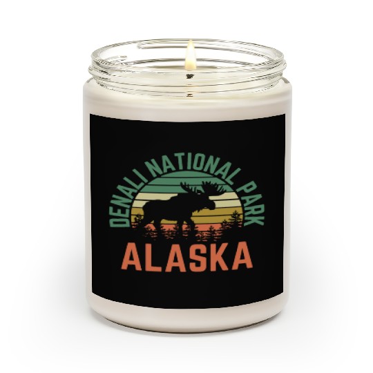 Denali National Park Alaska Moose Hiking Nature Scented Candles
