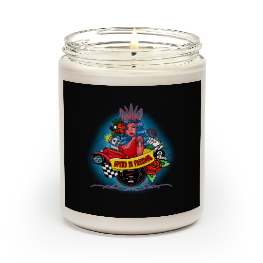 Pin up, Hot rod and Speedometer Scented Candles