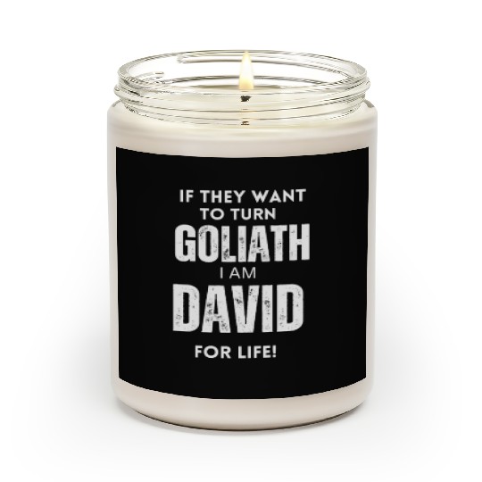 David For Life Faith Over Fear Stories Scented Candles