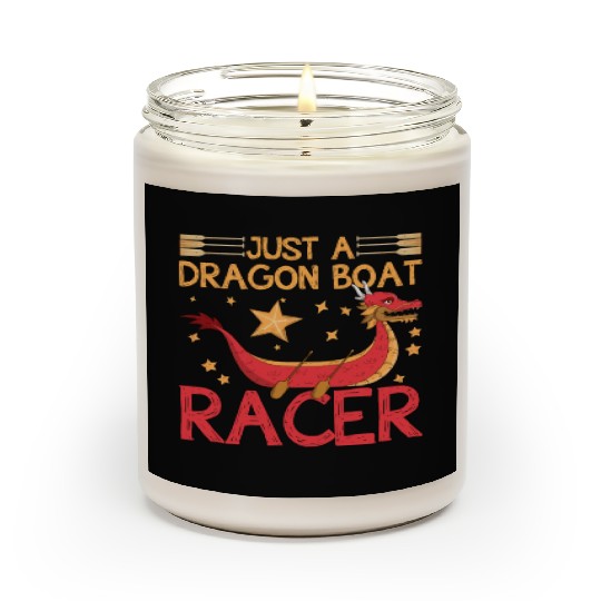 Funny Dragon Boat Racer Mermaid Training Girl Scented Candles