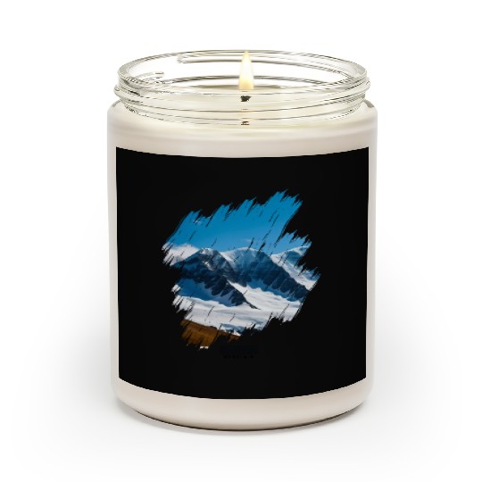 Mountains Nature Adventure Outdoor Scented Candles