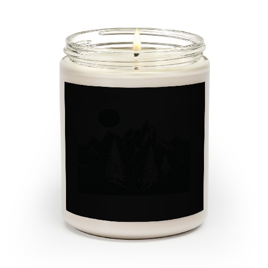 Mountains Nature Adventure Outdoor Scented Candles