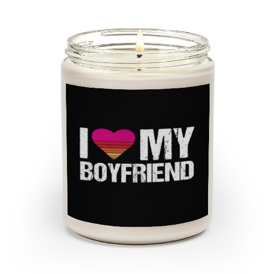 I Love My Boyfriend Heart My Boyfriend Vintage Bf Scented Candles
