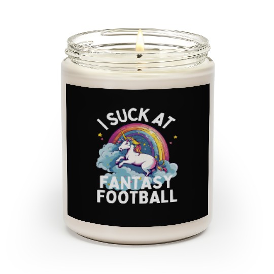 I Suck at Fantasy Football Scented Candles
