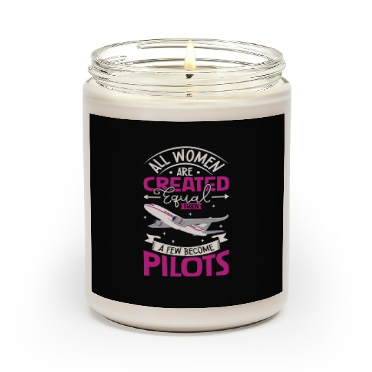 Pilot Aviation Airplane Airline Future Pilots Scented Candles