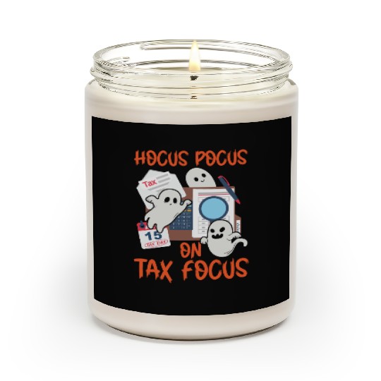 Hocus Focus on Tax Focus Accountant Halloween Scented Candles
