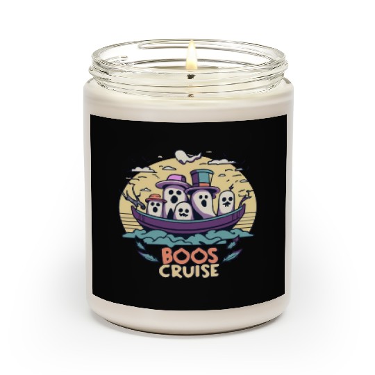 Spooky Cute Kawaii Ghost Design – Boos Cruise Scented Candles