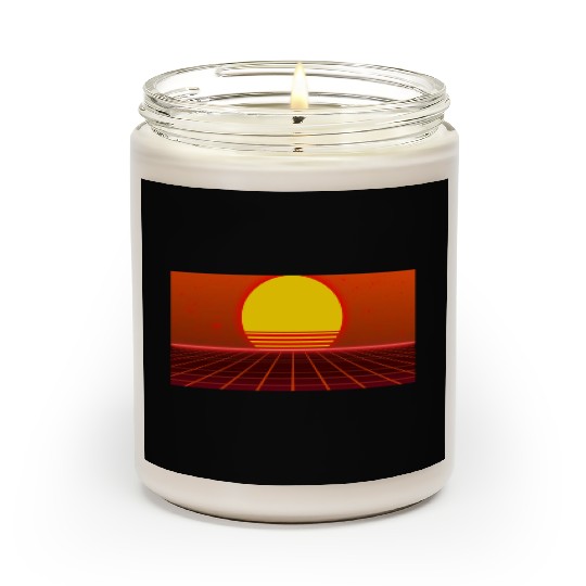 Sci-fi Retro style 80s 90s Futuristic Scented Candles