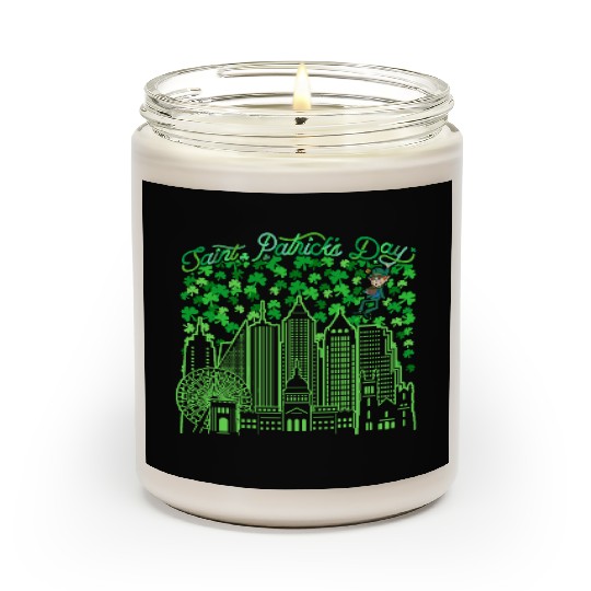 Saint Patrick's Day Atlanta Georgia Scented Candles