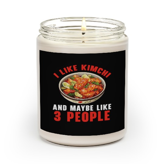 Kimchi Lover Korean Cuisine Spicy Food South Korea Scented Candles
