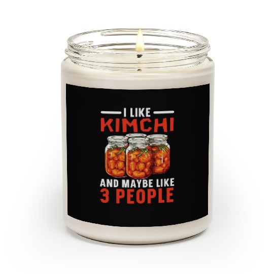 Kimchi Lover Korean Cuisine Spicy Food South Korea Scented Candles