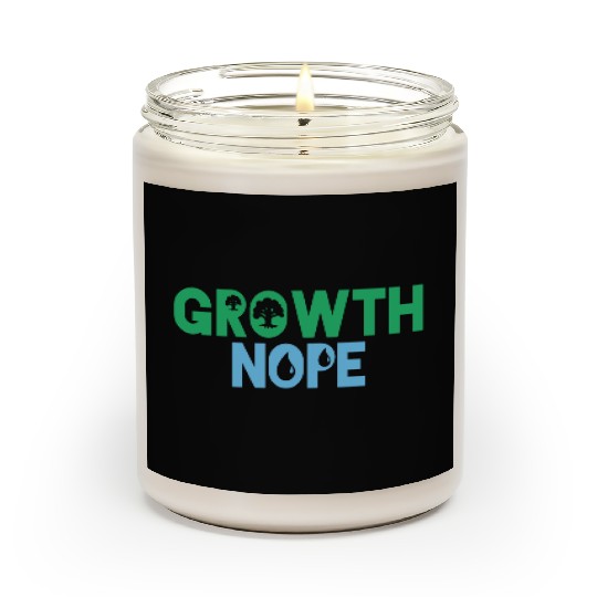 Green Blue Nope Growth Scented Candles