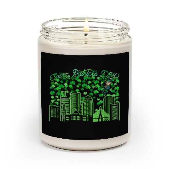 Saint Patrick's Day Boston Massachusetts Scented Candles