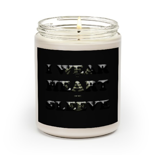 I wear my heart on my sleeve design Scented Candles gift