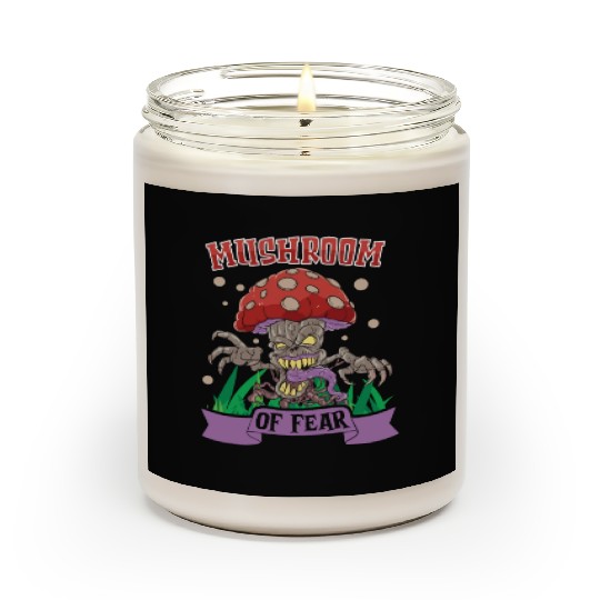 Horror Halloween Mushroom Collector Mushroom Farm Scented Candles