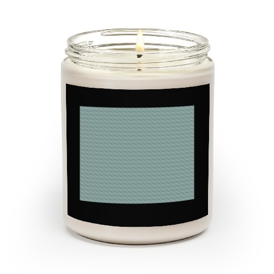 Teal Minimal Texture Scented Candles