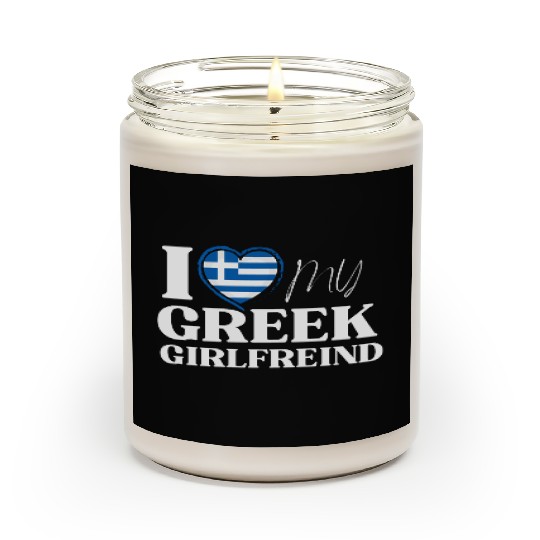 I Love My Greek Girlfriend Multi Nationality Scented Candles
