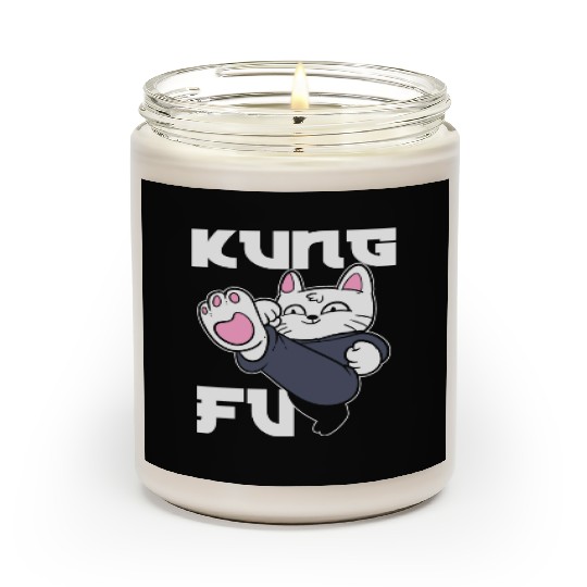 Kung Fu Cat Cat Mom Scented Candles
