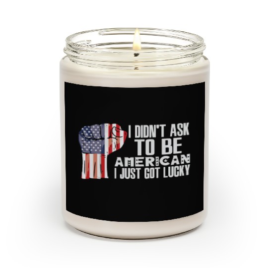 American Pride America US Flag Grown American Scented Candles