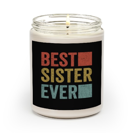 Womans Best Sister Ever Scented Candles Big Sister Little