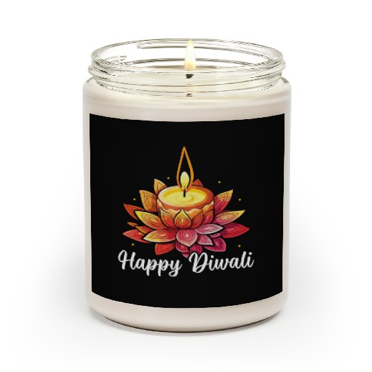 Happy Diwali Diwali Festival Indian Hindu Hinduism Scented Candles