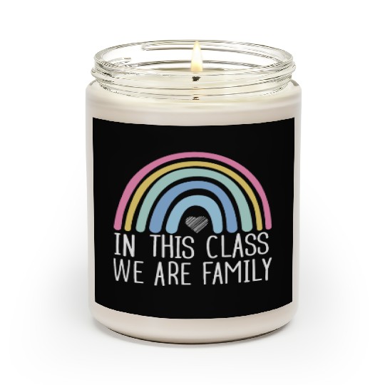 In This Class We Are Family Back To School Scented Candles