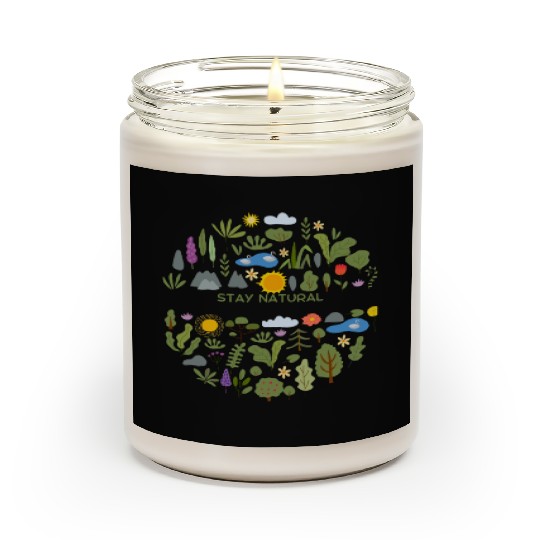Stay natural Scented Candles