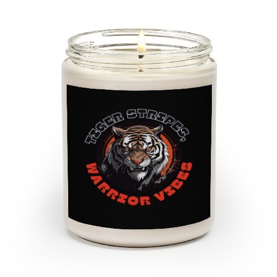 Tiger Stripes Warrior Vibes Scented Candles