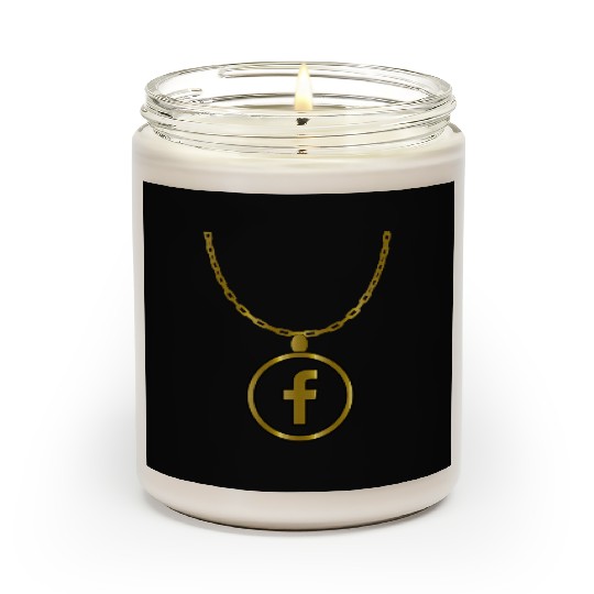 Facebook necklace Scented Candles