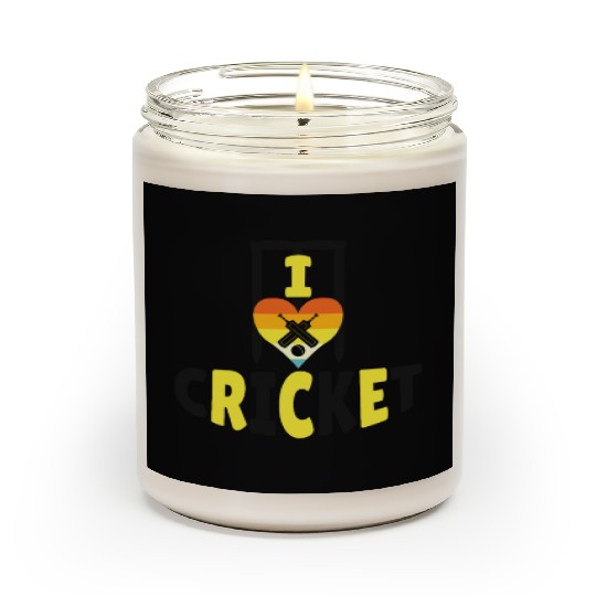 I Love Cricket Scented Candles