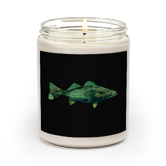 Nature Trees Fishing Forest Fisherman Gift Fish Scented Candles