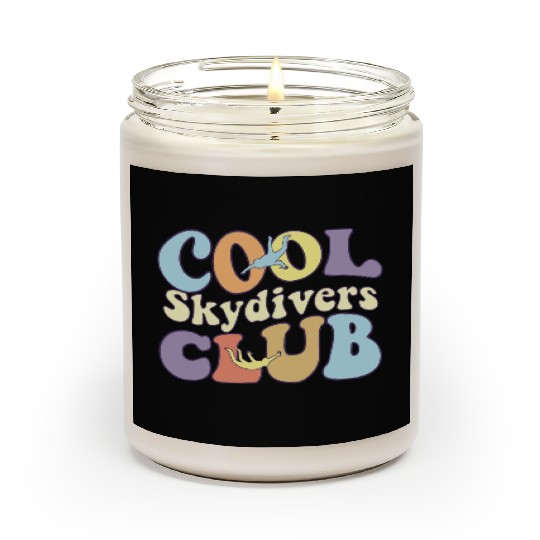 Cool Skydivers Club I Love Skydiving Instructor Scented Candles