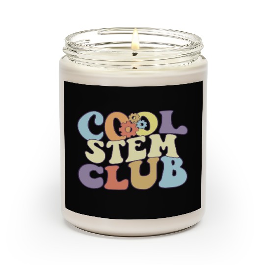 Cool STEM Club I Love Math Proud Stem Teacher Scented Candles