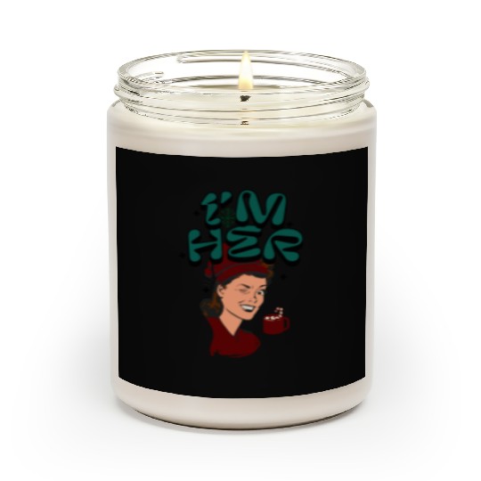 Im Her! Christmas/ Mrs. Claus design Scented Candles