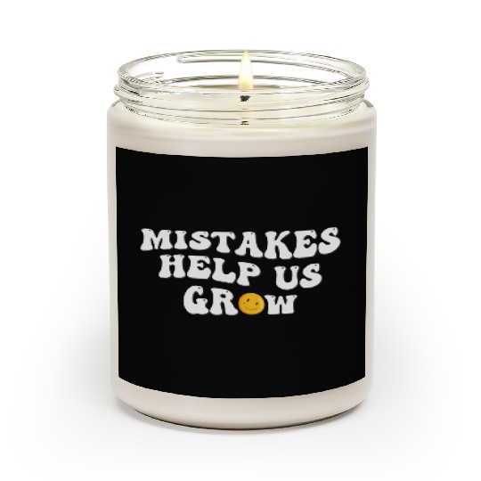 Groovy Mistakes Help Us Grow - Back To School Scented Candles