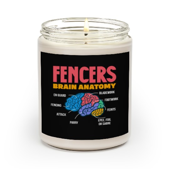 Fencers Brain Anatomy Scented Candles