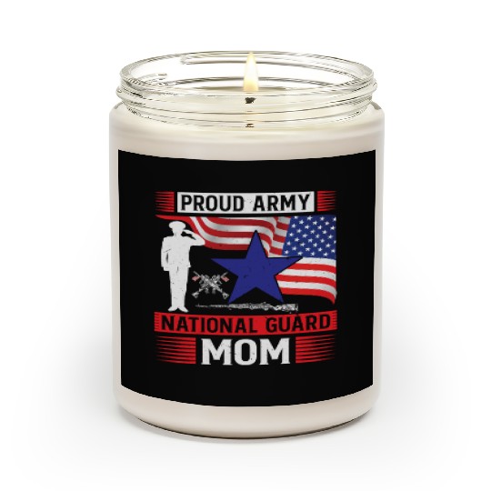 Proud Army National Guard Mom Scented Candles