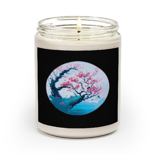 Cherry blossoms tree Scented Candles