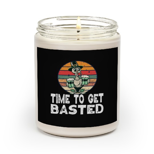 Time To Get Basted - For Thanksgiving St Patricks Scented Candles