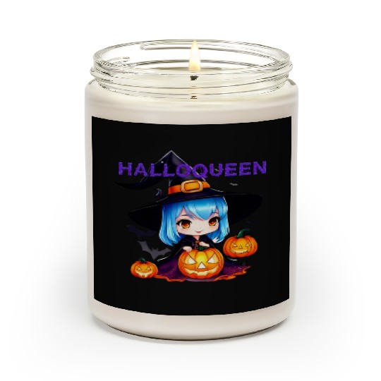 Hallo Light Blue Witch Scented Candles