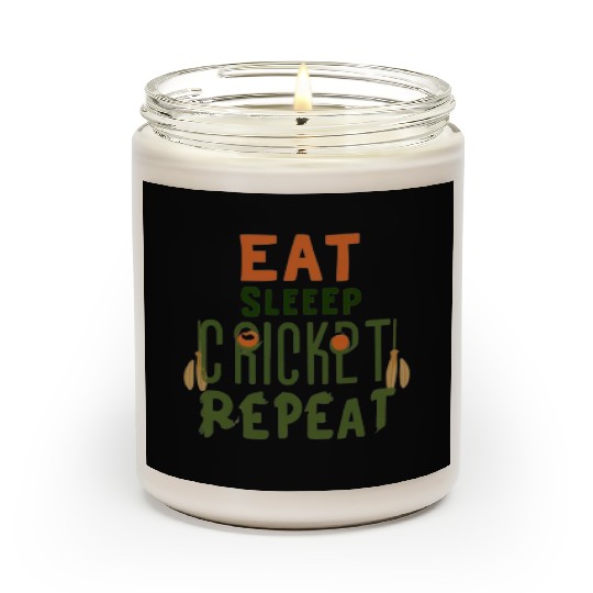 Eat Sleep Cricket Repeat: The Cricket Lover's Scented Candles