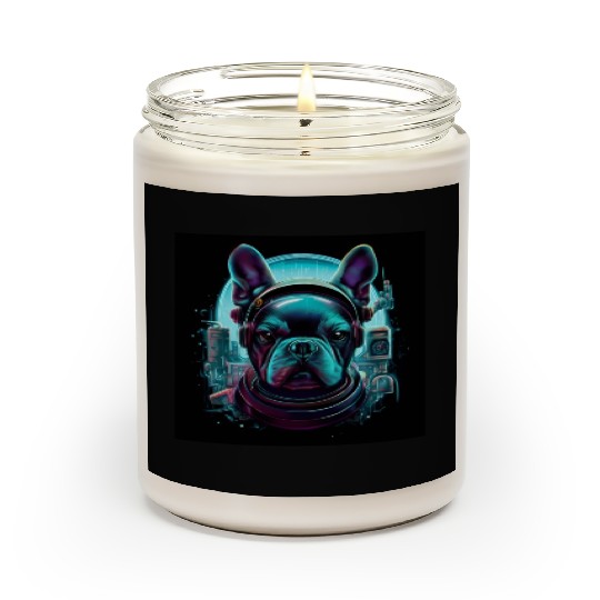 Fantasy Frenchie Bull Dog Scented Candles