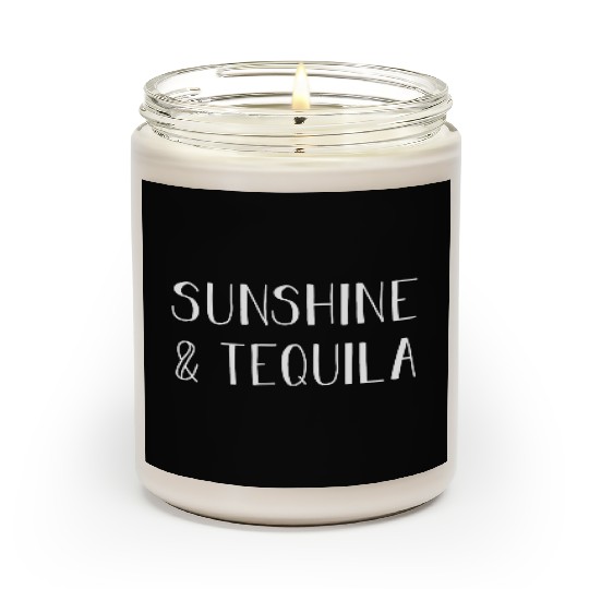 Sunshine Tequila Gift For Tequila Lover Scented Candles