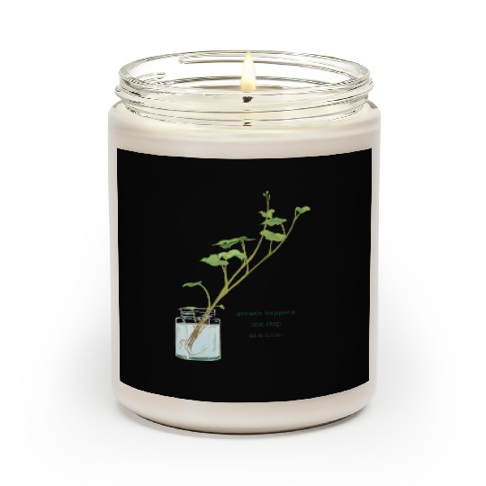 Growth Happens One Step At A Time Scented Candles